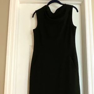 Ann Taylor Drape Neck A line Dress